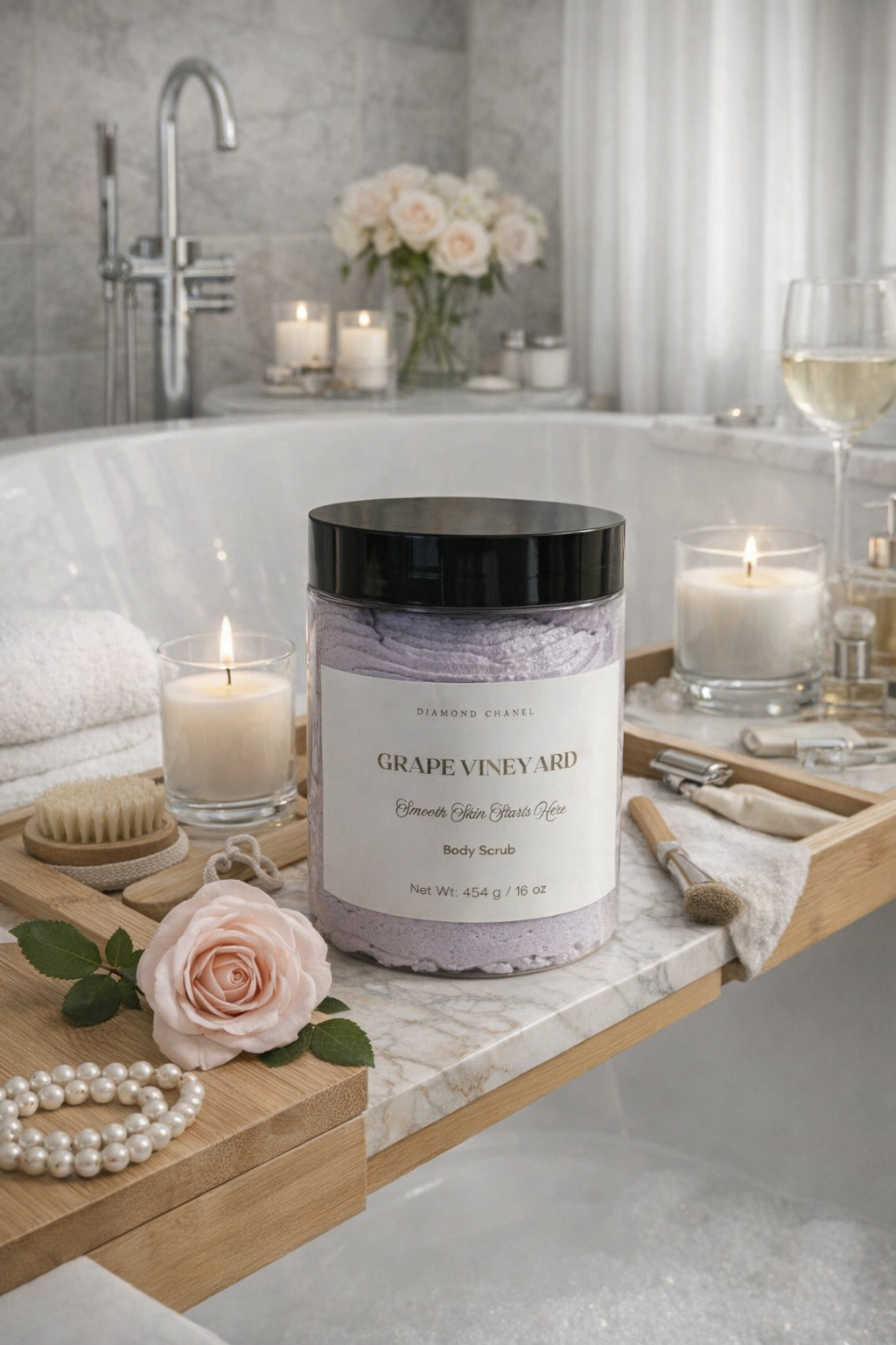 Grape Vineyard Body Scrub (16 oz)