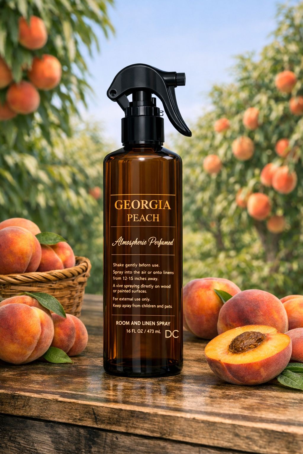 Georgia Peach Room & Linen Spray (16 fl oz)