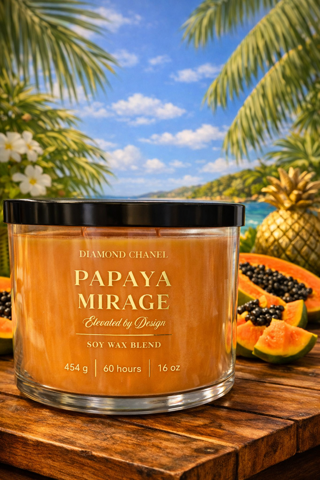 Papaya Mirage Candle (16 oz)