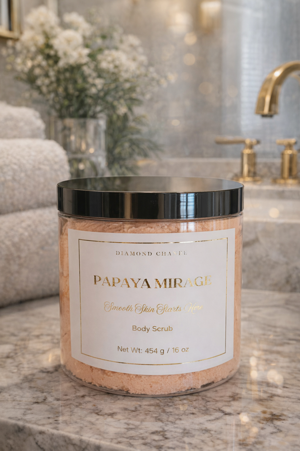 Papaya Mirage Body Scrub (16 oz)
